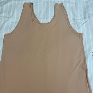 Evri Tan Sleeveless Tank Top 3X